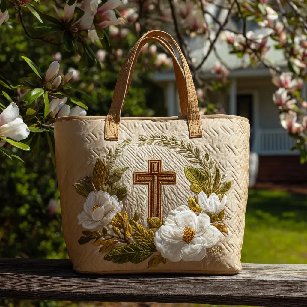 Gesteppte Tasche Heilig Kreuz