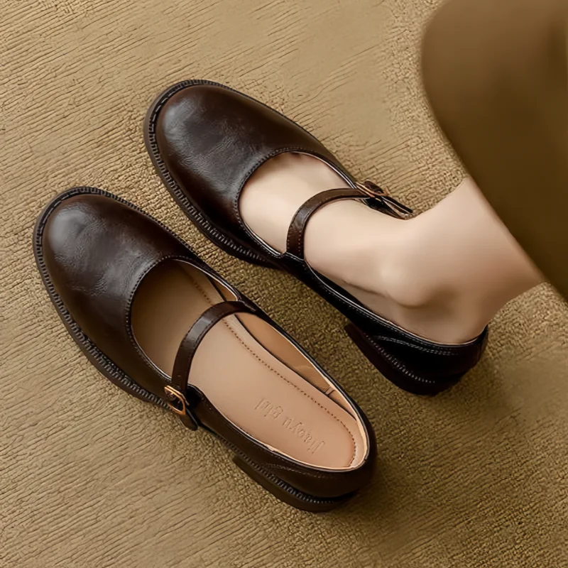 Denise – Klassische Spangenballerinas