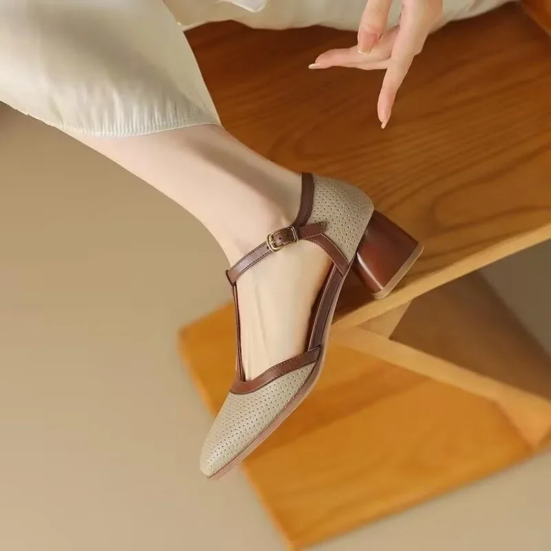 Els – Elegant Ladies' Mid-Heel Shoe