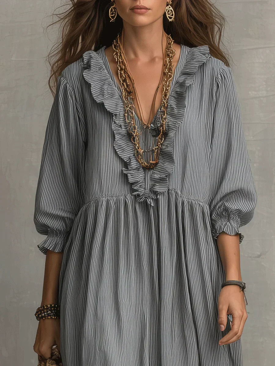 Elowen | Boho long-sleeved maxi dress