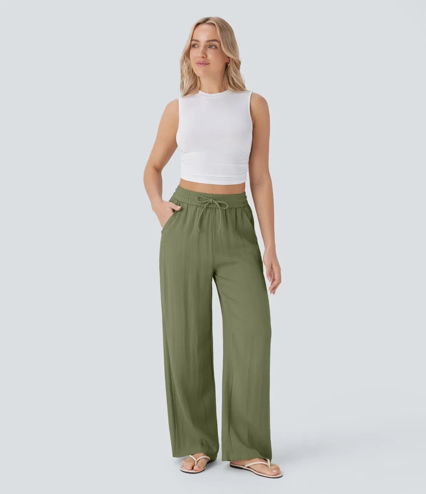 Sarah – Effortless Wide-Leg Trousers