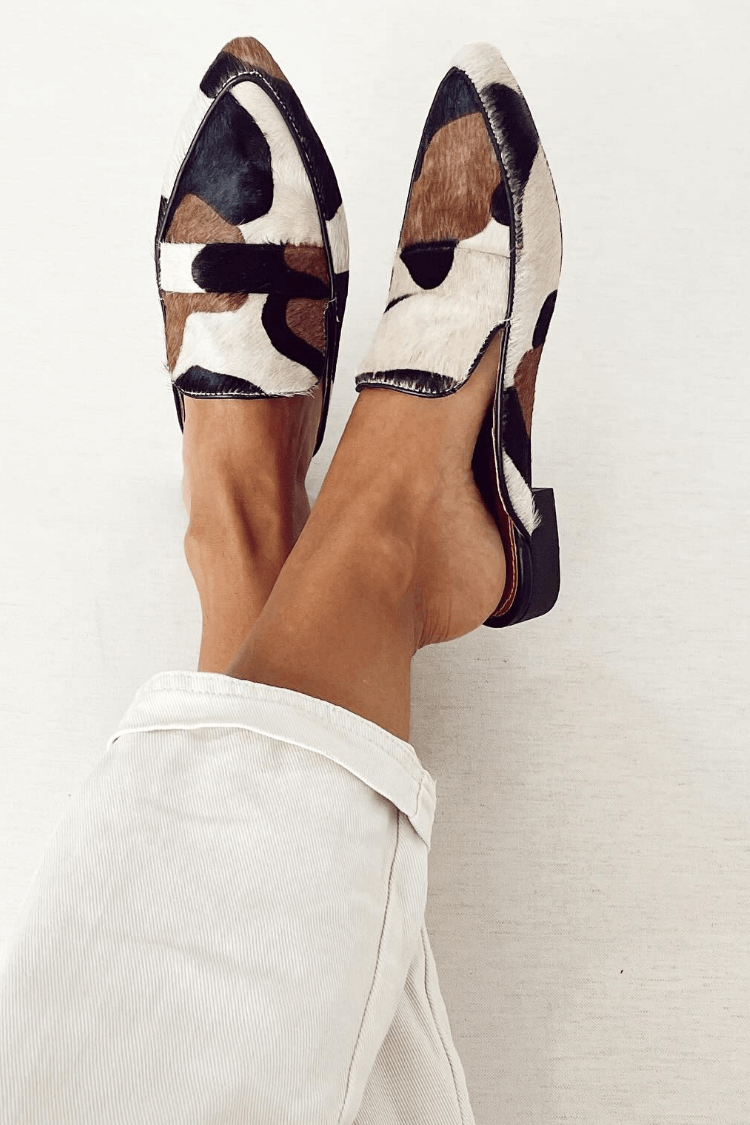 Loafer mit abstraktem Muster