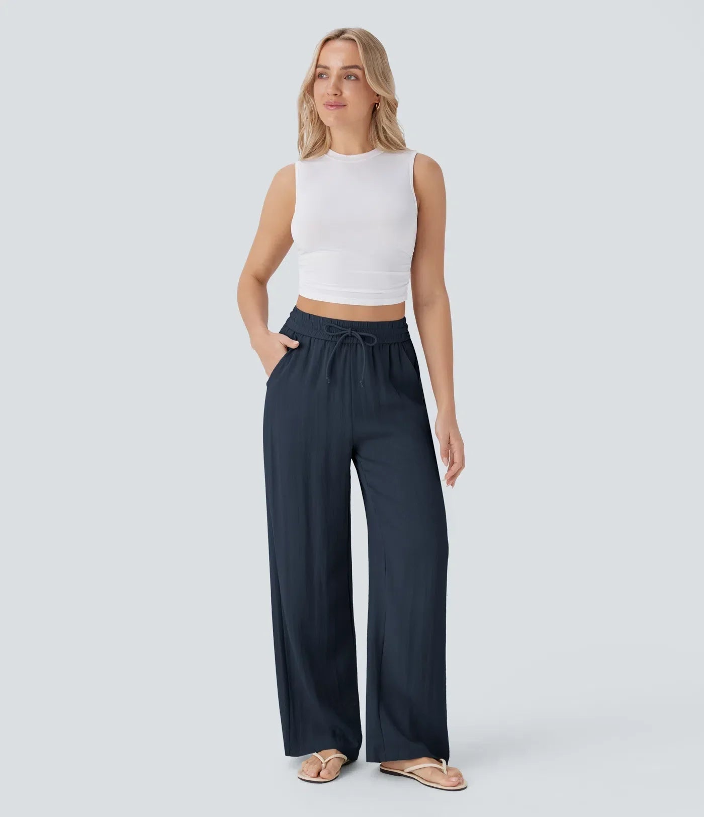 Sarah – Effortless Wide-Leg Trousers
