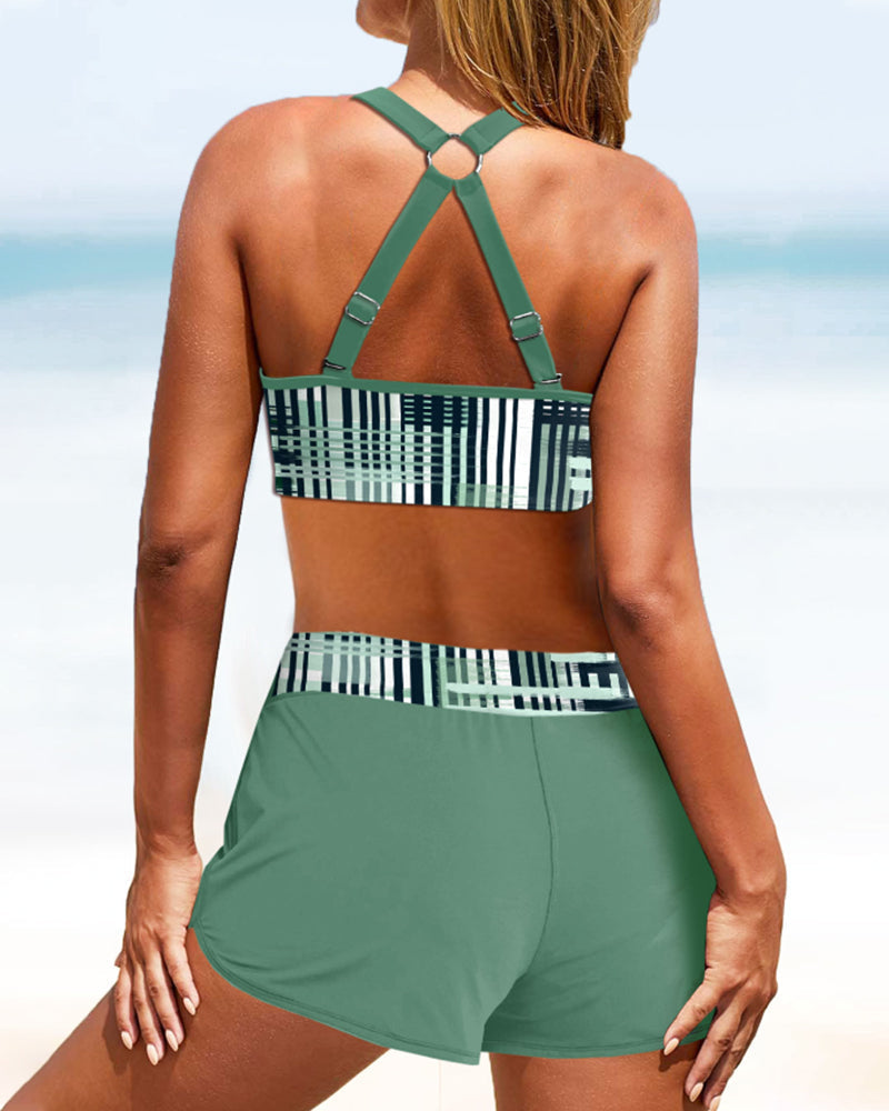 Janette – gerippter High-Waist-Bikini
