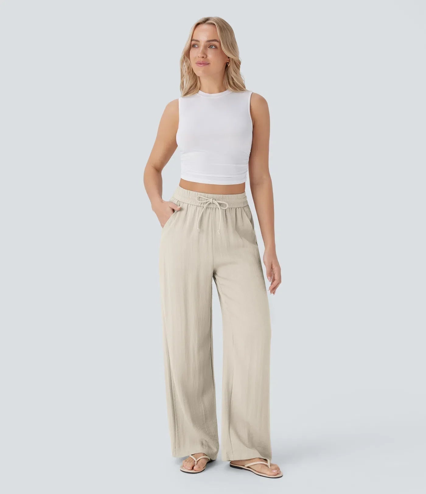 Sarah – Effortless Wide-Leg Trousers