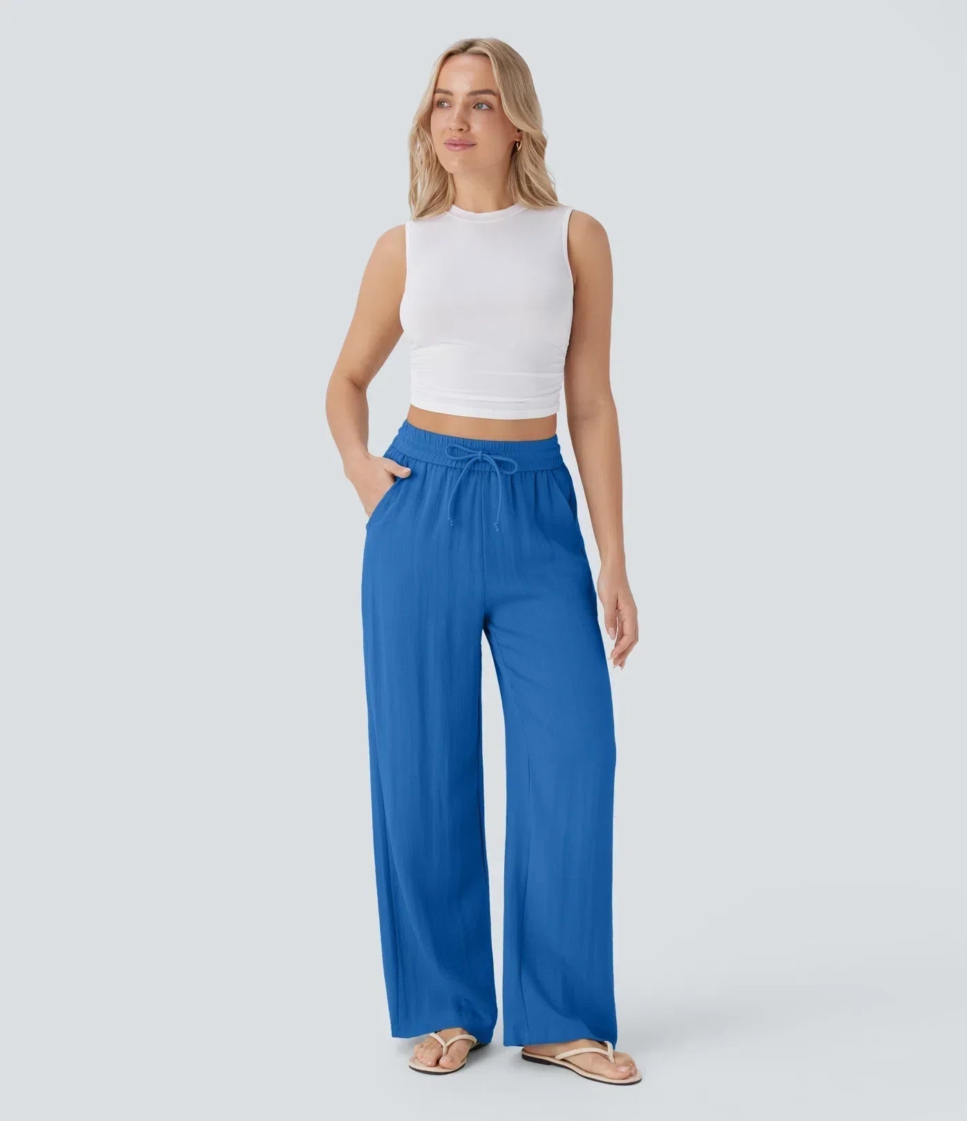 Sarah – Effortless Wide-Leg Trousers