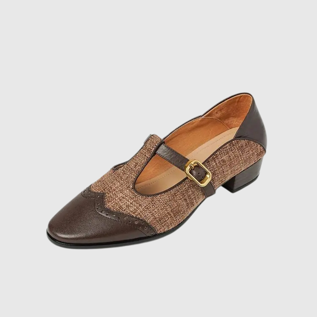 Chloé – Vintage-Schuhe mit Schnalle