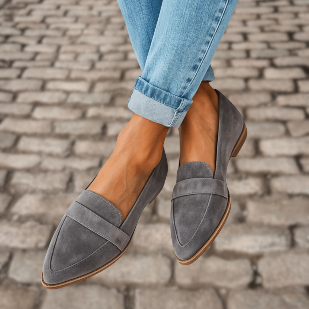 Wildleder-Slipper