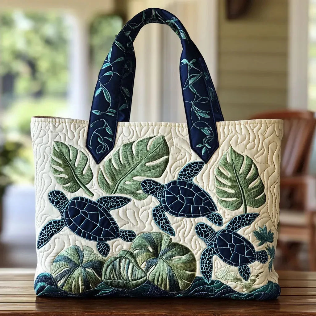 Quilted bag Sea turtle