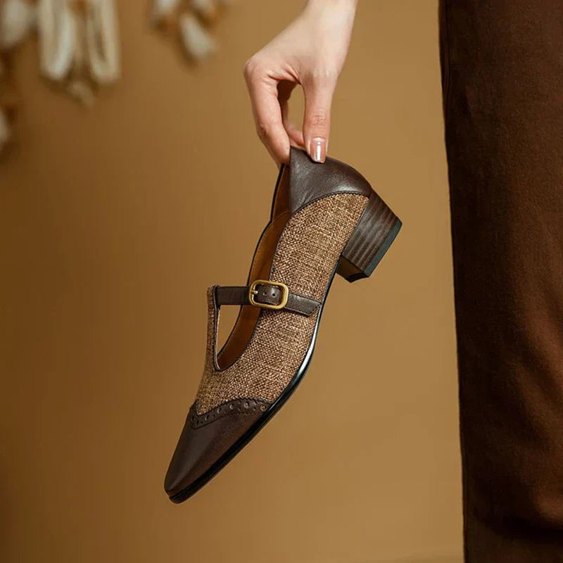 Chloé – Vintage-Schuhe mit Schnalle