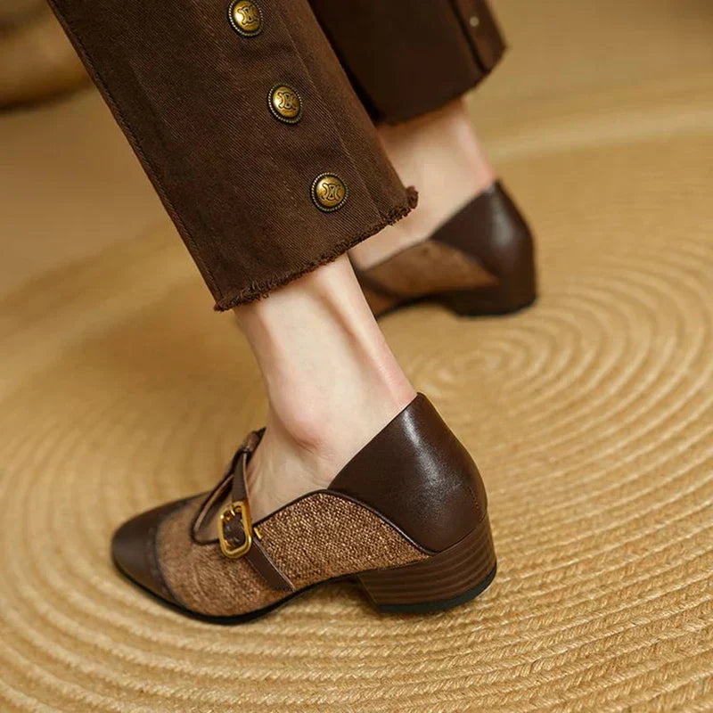 Chloé – Vintage-Schuhe mit Schnalle