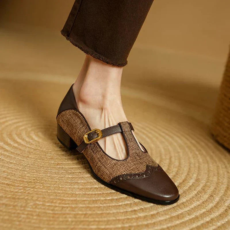 Chloé – Vintage-Schuhe mit Schnalle
